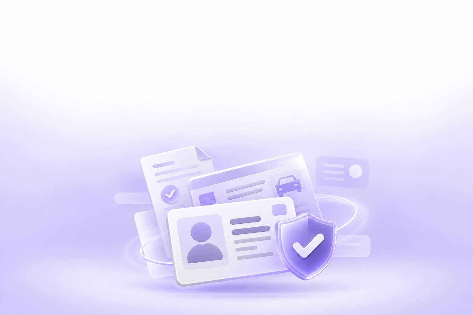 Driver identity verification illustration
